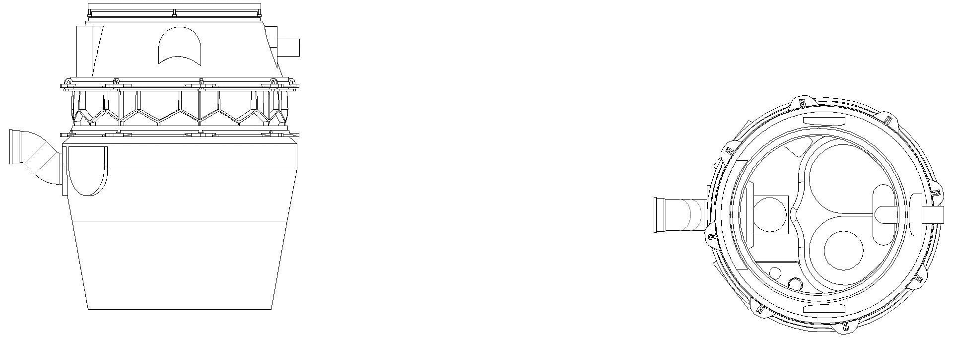 KESSEL-Pumpstation Aquapump XL Tronic, SPF 1400-S3, niedrigster Einbau