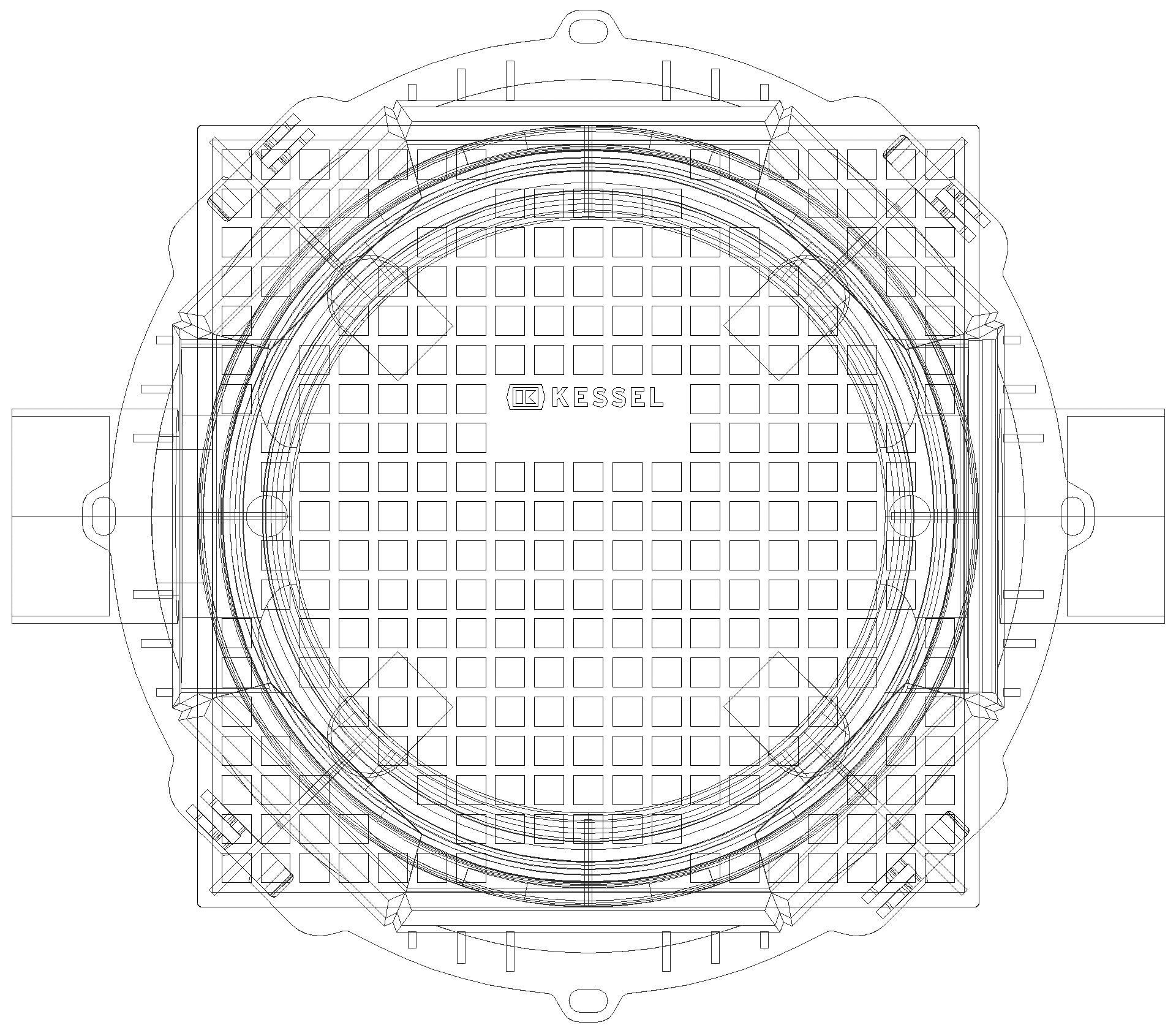 KESSEL-Sinkstoffabscheider EasySink ground, NS 1, Klasse A (3D)