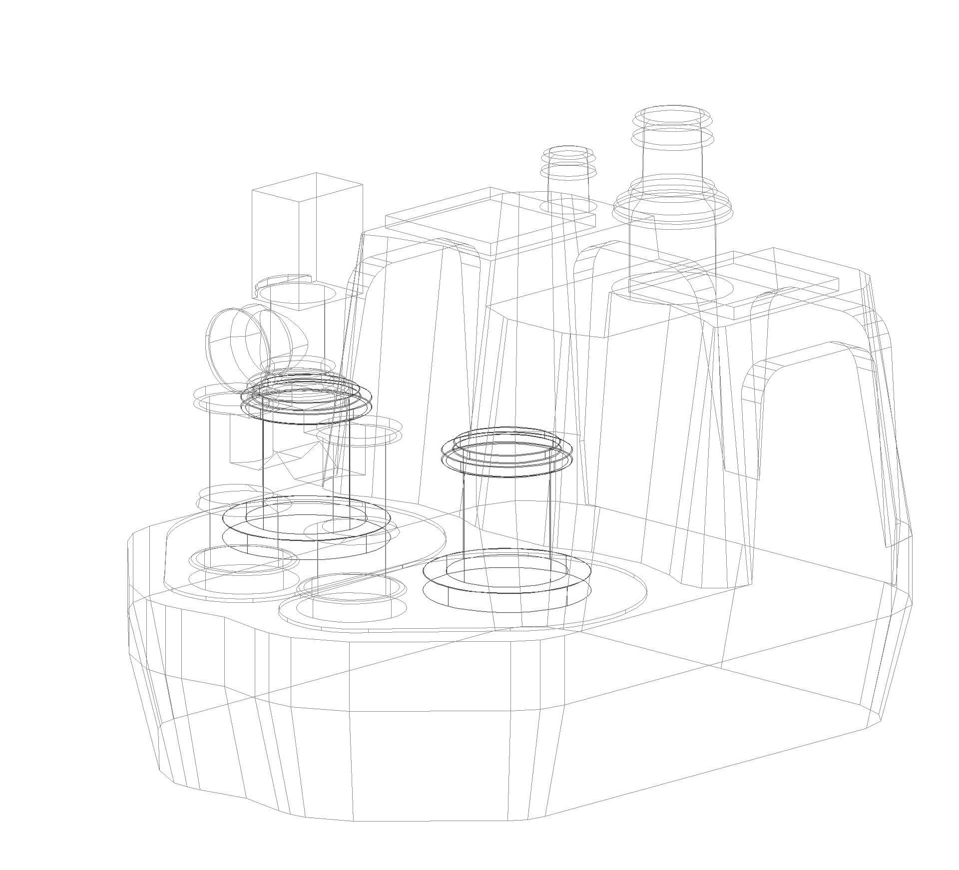 KESSEL-Doppelhebeanlage Aqualift F XL 3000W-S3 Duo 200L m.S. (3D)