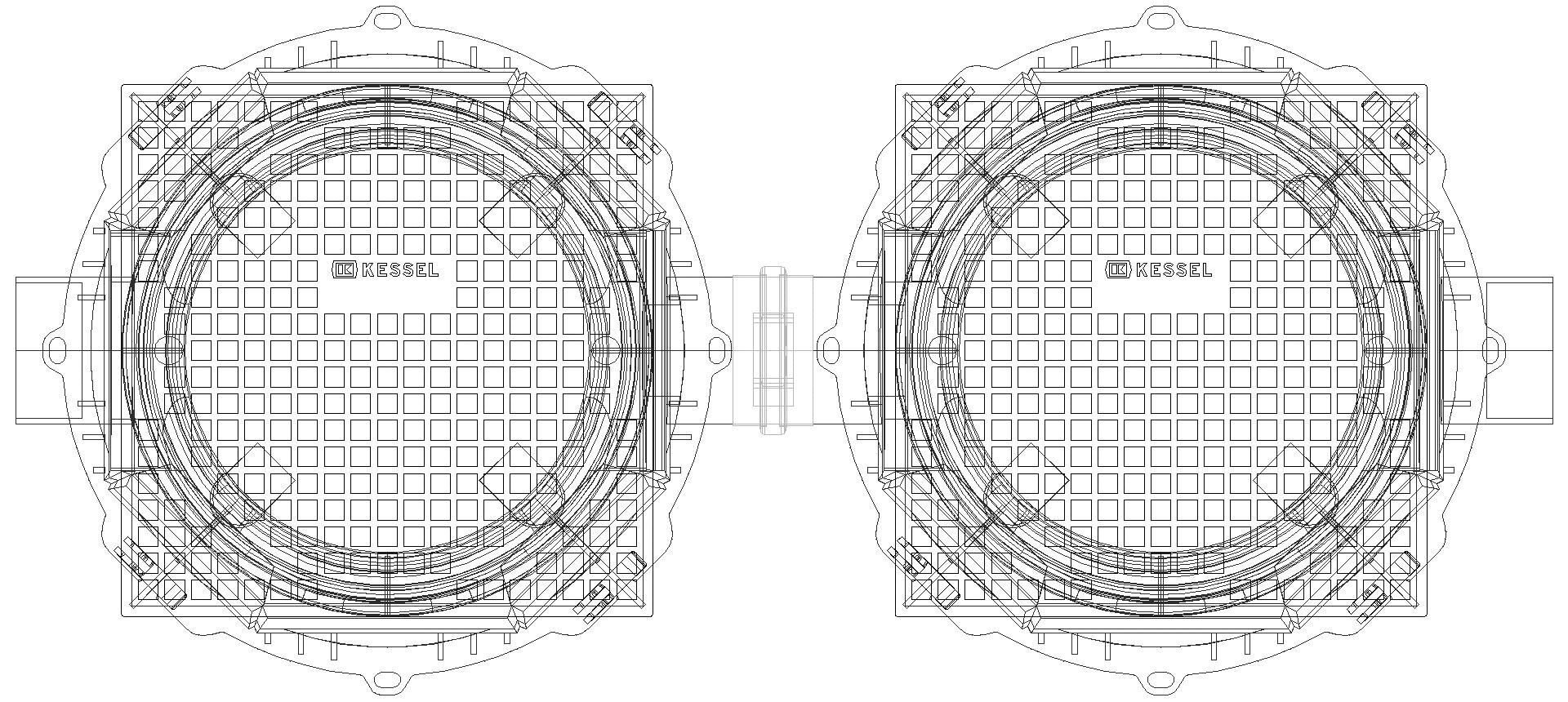 KESSEL-Sinkstoffabscheider EasySink ground, NS 2, Klasse A (3D)