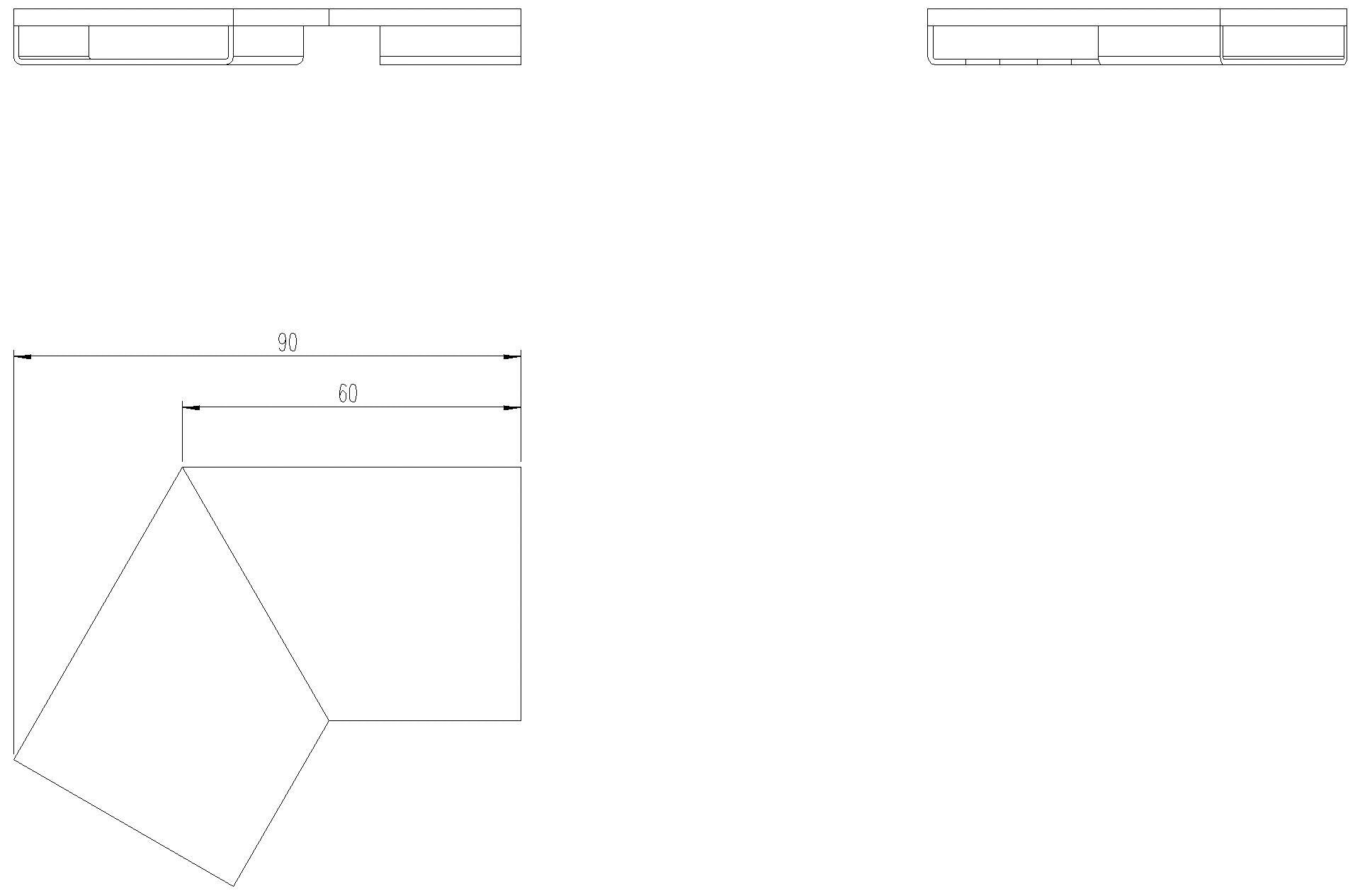 KESSEL-Verbindungsstück 30 Grad für Linearis Infinity, Edst. gebürstet