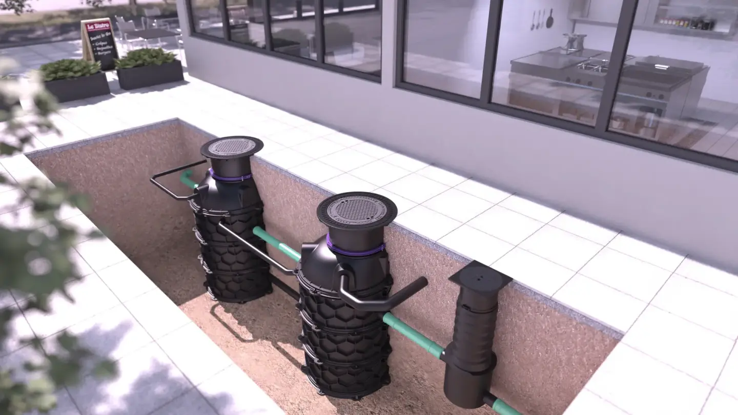 Fettabscheider für Freiaufstellung oder Erdeinbau Fettabscheider für Freiaufstellung oder Erdeinbau