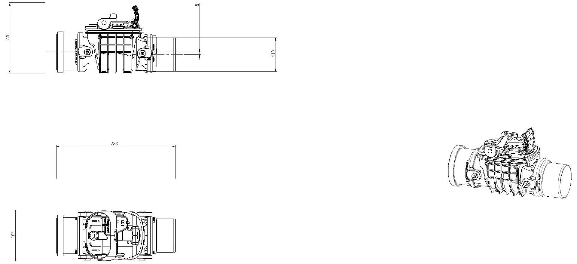 KESSEL Entwässerungstechnik - KESSEL-Rückstaudoppelverschluss Staufix Control, DN100, freiliegend