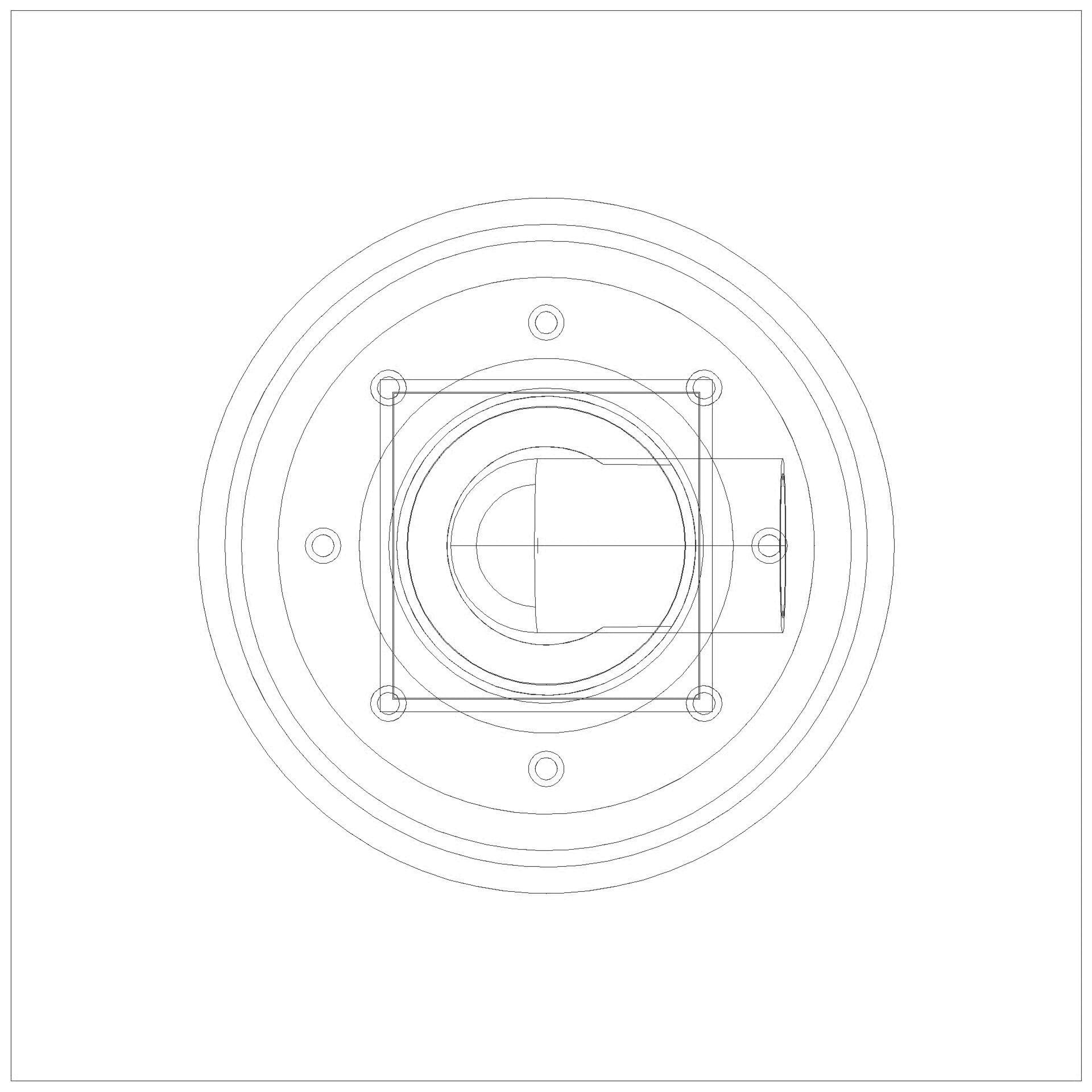 KESSEL-Ablauf Ferrofix Pressfl. DN70,seitl.,Schlitzr.,ABS Dünnbett. (3D)