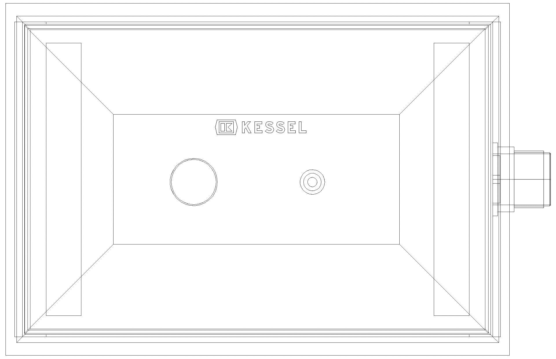 KESSEL-Schmutzwasser-Hebeanlage Minilift Kunststoff f. Überflurinstallation (3D)