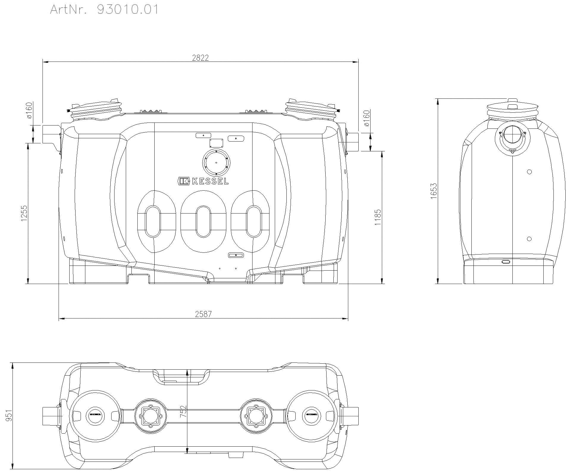 KESSEL-Fettabscheider EasyClean free NS 10, Standard, SonicControl