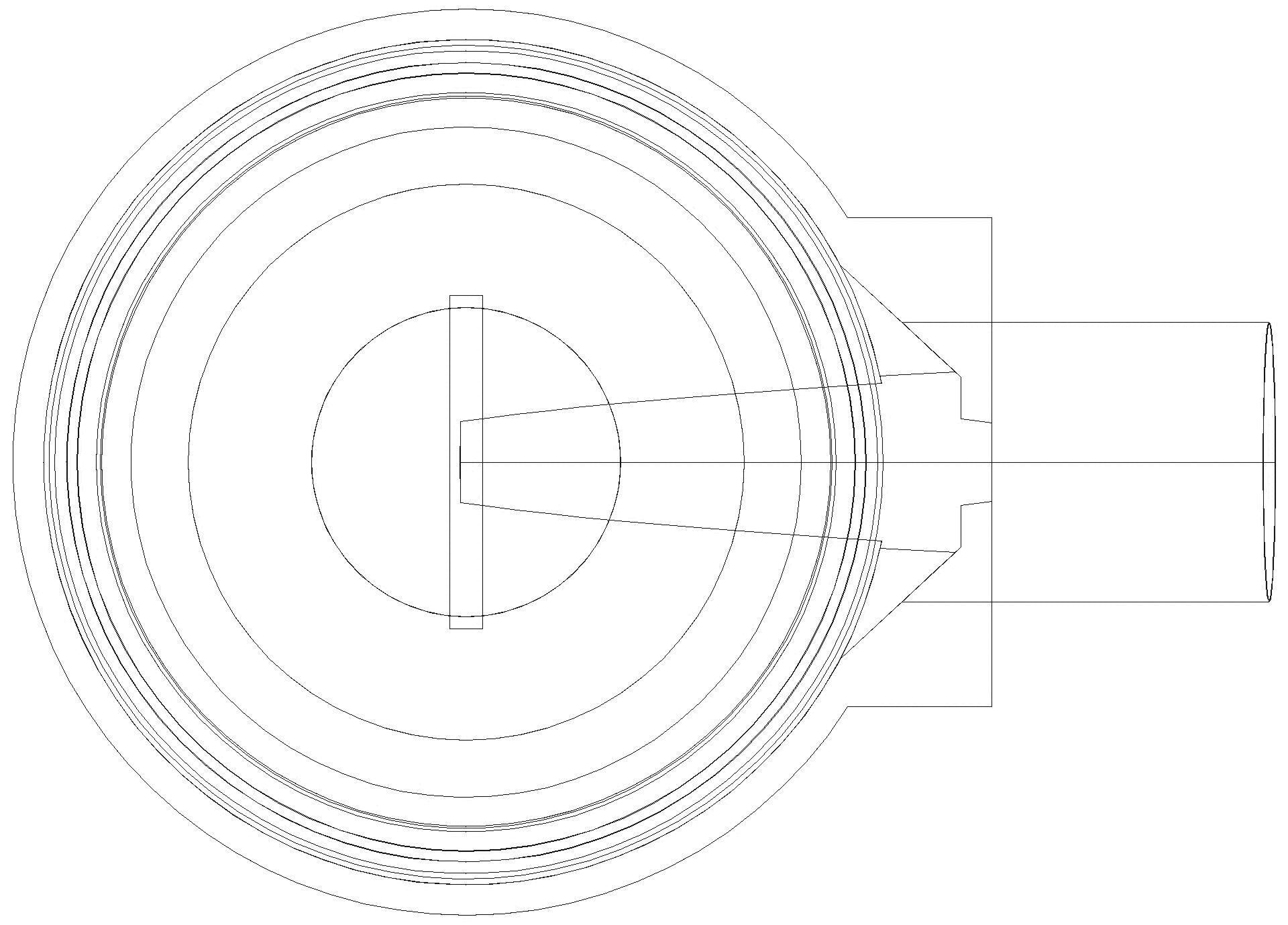KESSEL-Grundkörper Der Ultraflache 79 DN 50, Geruchsverschluss 50 mm (3D)