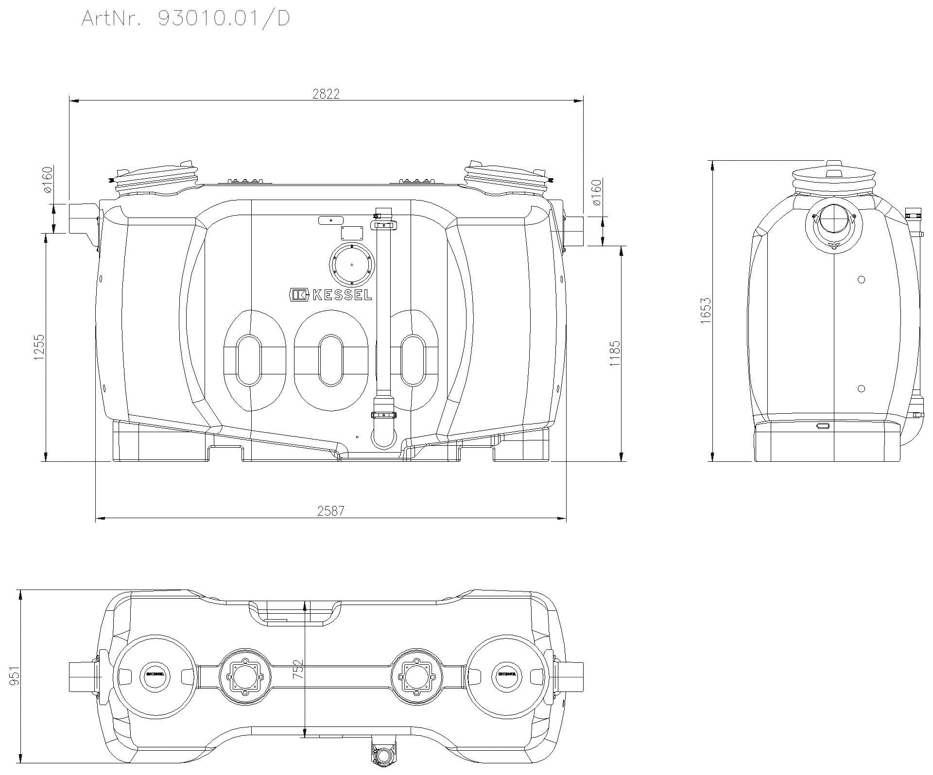 KESSEL-Fettabscheider EasyClean free NS 10, Direct, SonicControl