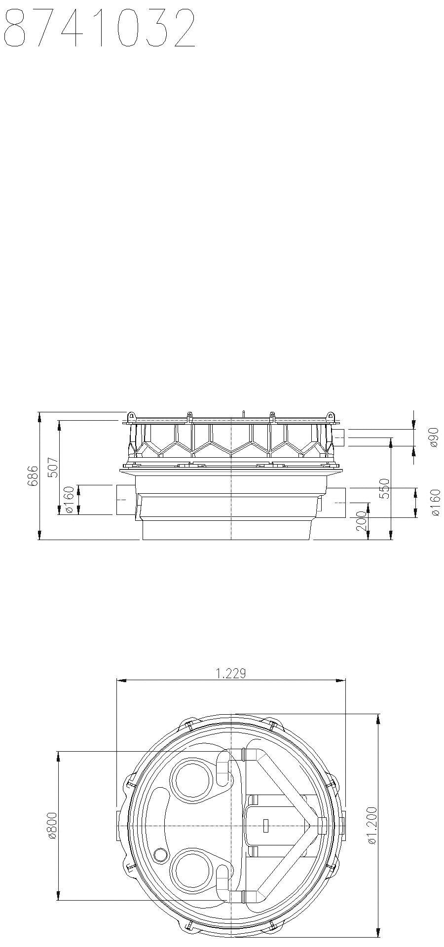 KESSEL-Rückstauhebeanlage Duo Ecolift XL, 2-Motor-Klappen, SPF3000-S3