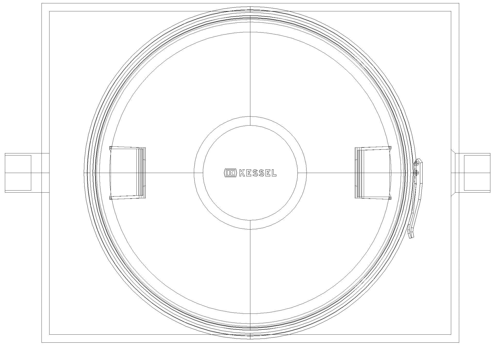 KESSEL-Sinkstoffabscheider EasySink free, NS 2 (3D)