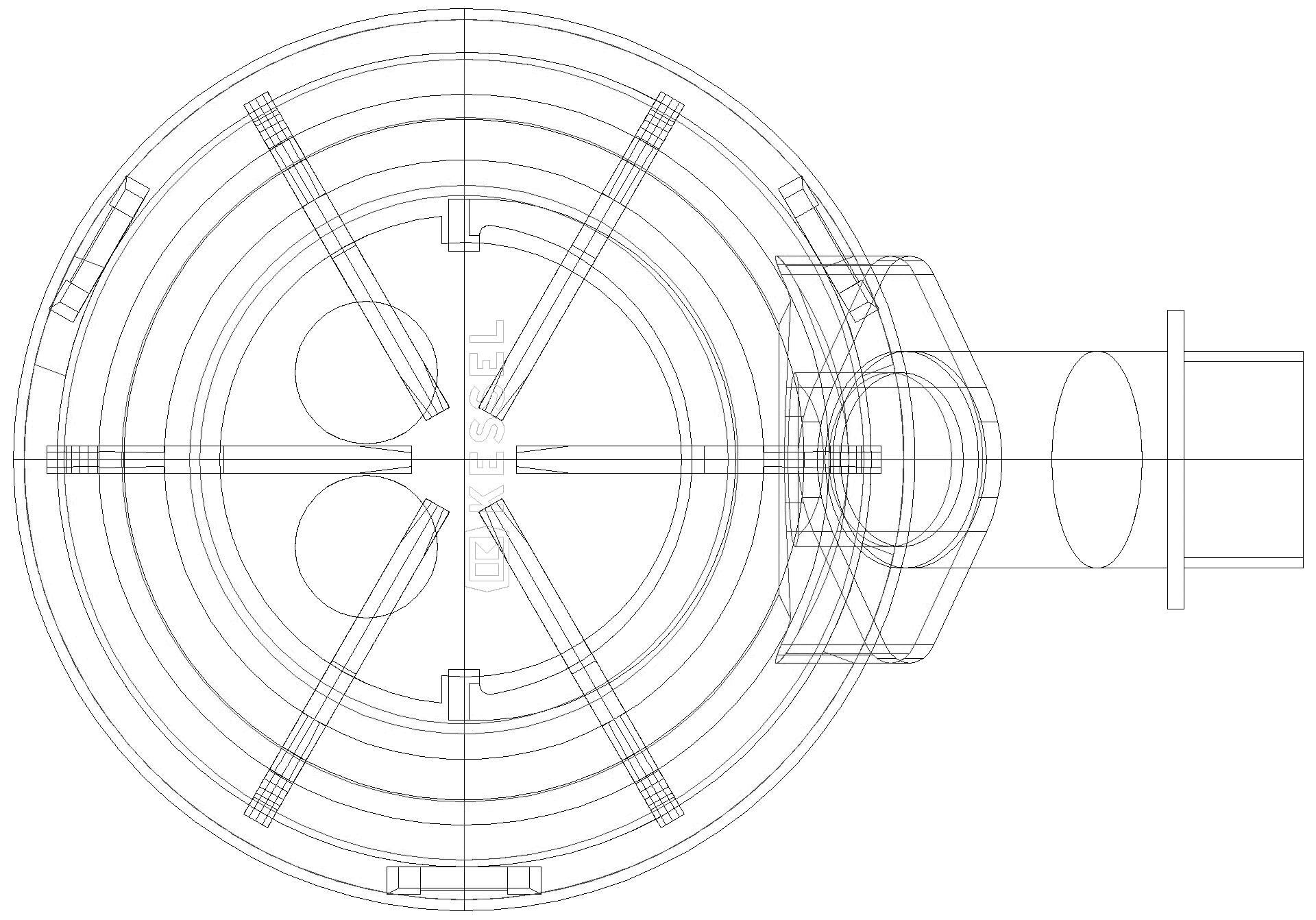 KESSEL-Tauchpumpe Aquadive KTP 300 ohne Schwimmerschalter,10 m (3D)