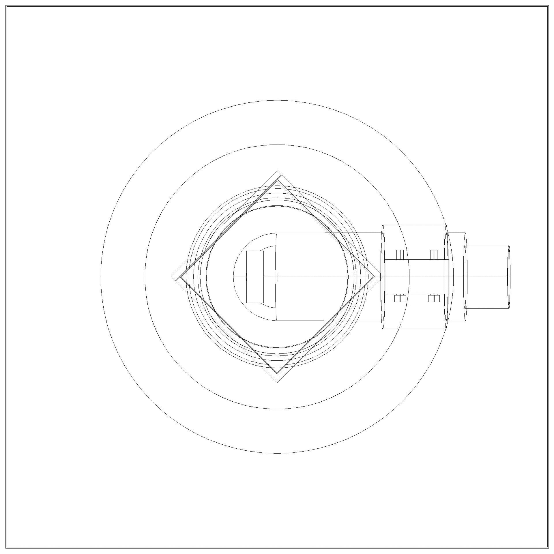 KESSEL-Objektablauf Ecoguss DN 50, seitl., Dünnbett., Designrost (3D)