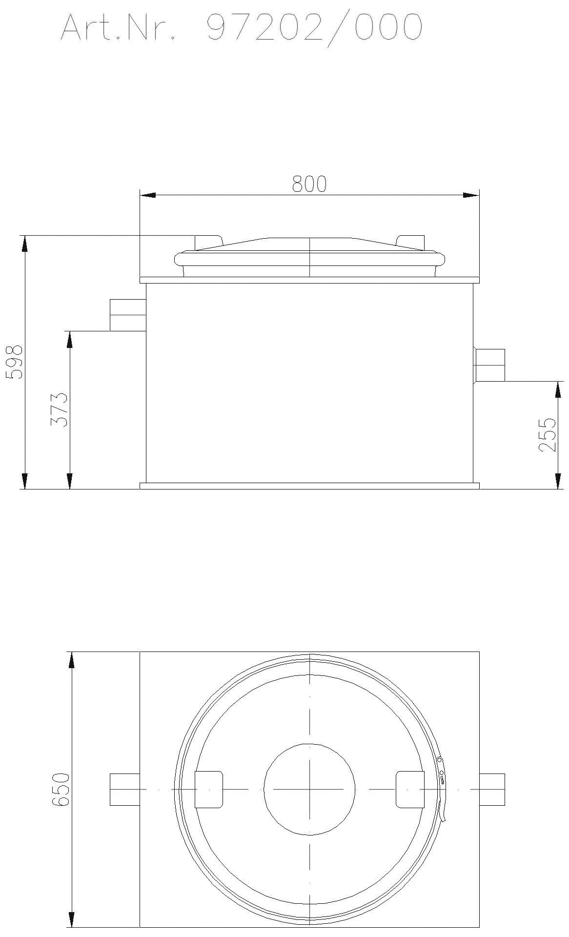 KESSEL-Sinkstoffabscheider EasySink free, NS 2