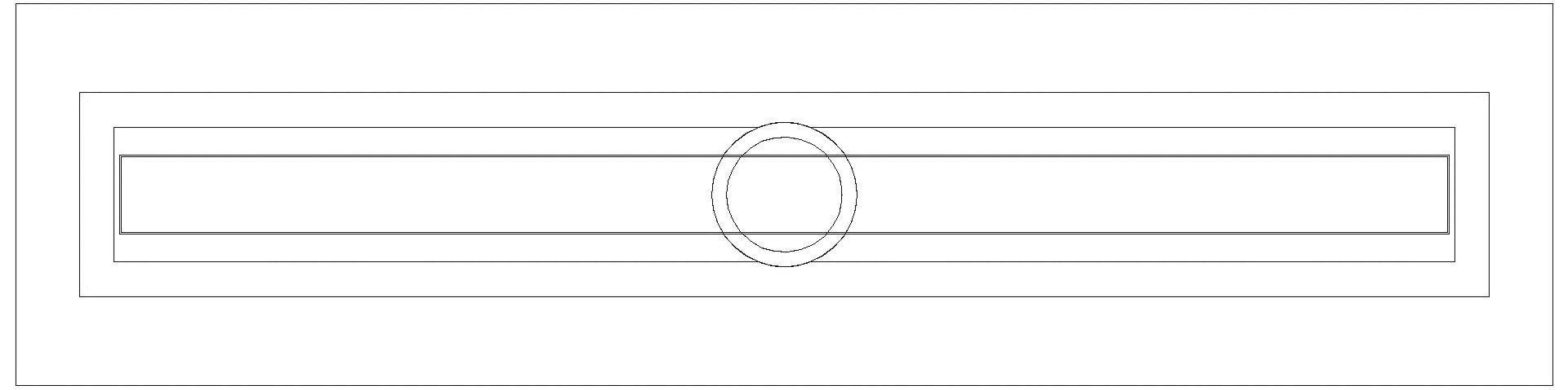 KESSEL-Aufsatzstück Linearis Comfort L: 1150 mm, System 125, WaD (3D)