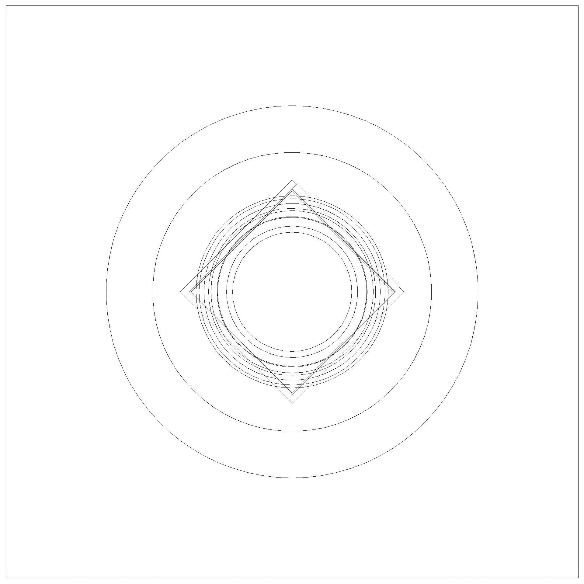 KESSEL-Objektablauf Ecoguss DN 100, senkr., Dünnbett., Designrost (3D)