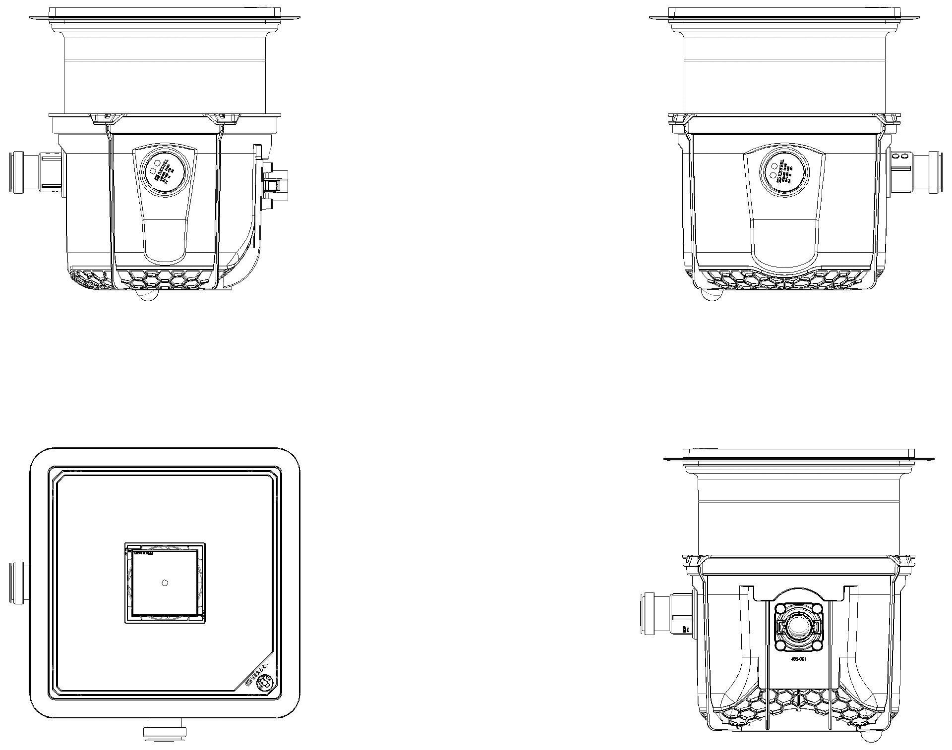 KESSEL-Hebeanlage Minilift S KTP 300-S1, Bodenplatte