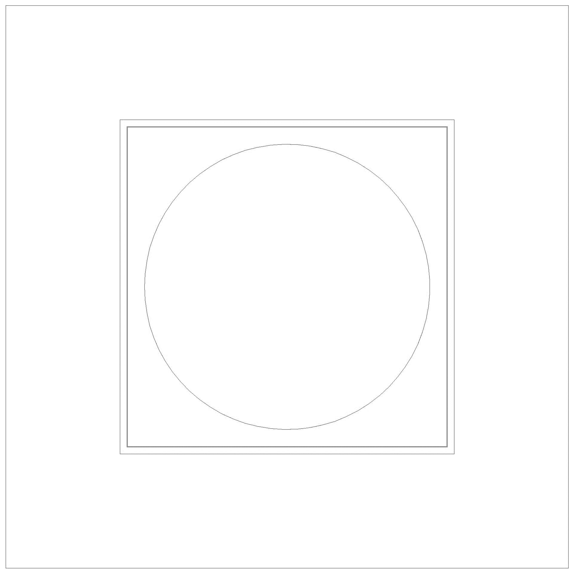 KESSEL-Aufsatzstück Ferrofix System 125 146x146,verschraubt,Klebefl.,geruchsdi. (3D)