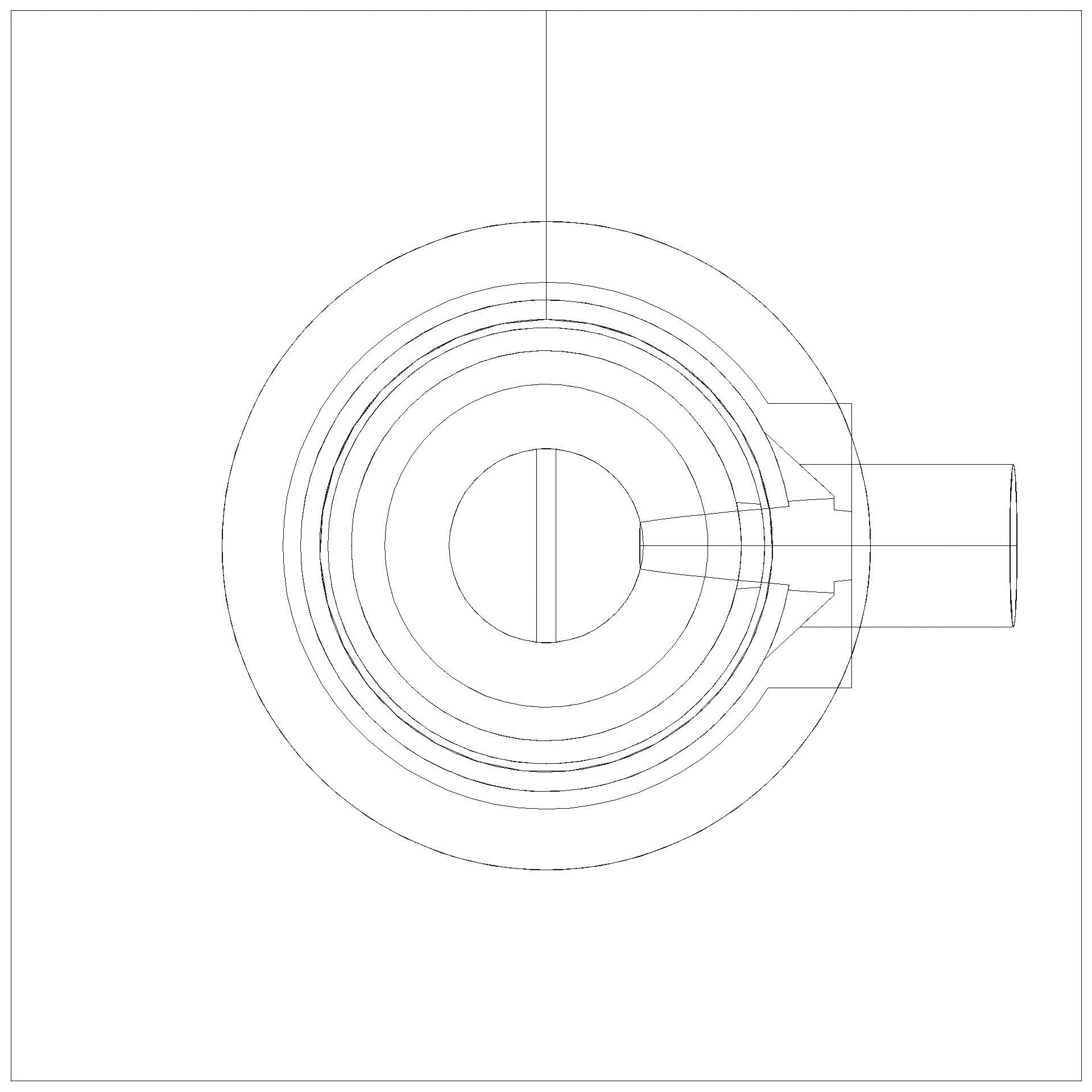 KESSEL-Grundkörper Der Ultraflache 54 DN 50, WaD, Geruchsverschluss 22 mm (3D)