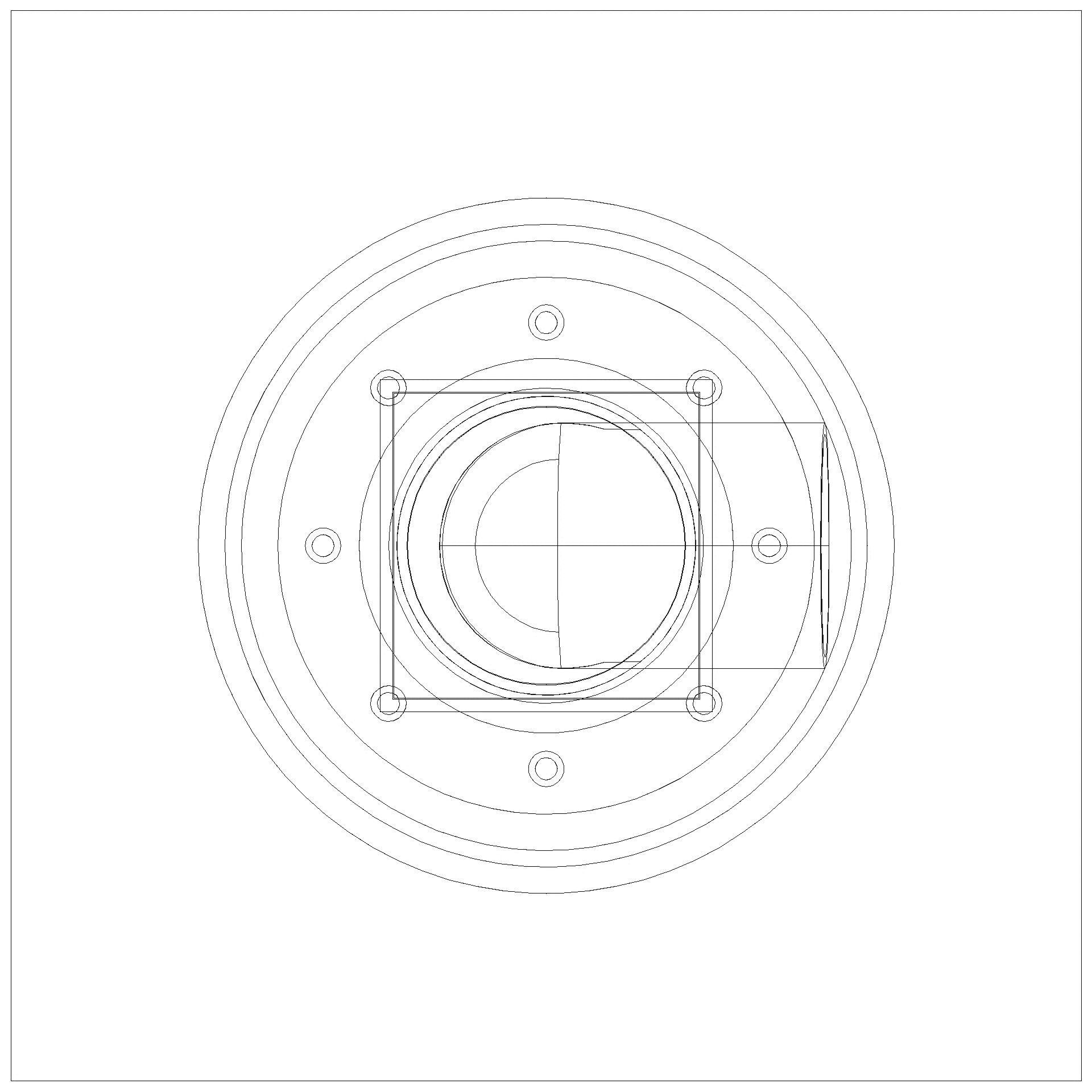 KESSEL-Ablauf Ferrofix Pressfl. DN100,seitl.,Schlitzr.,ABS Dünnbett. (3D)