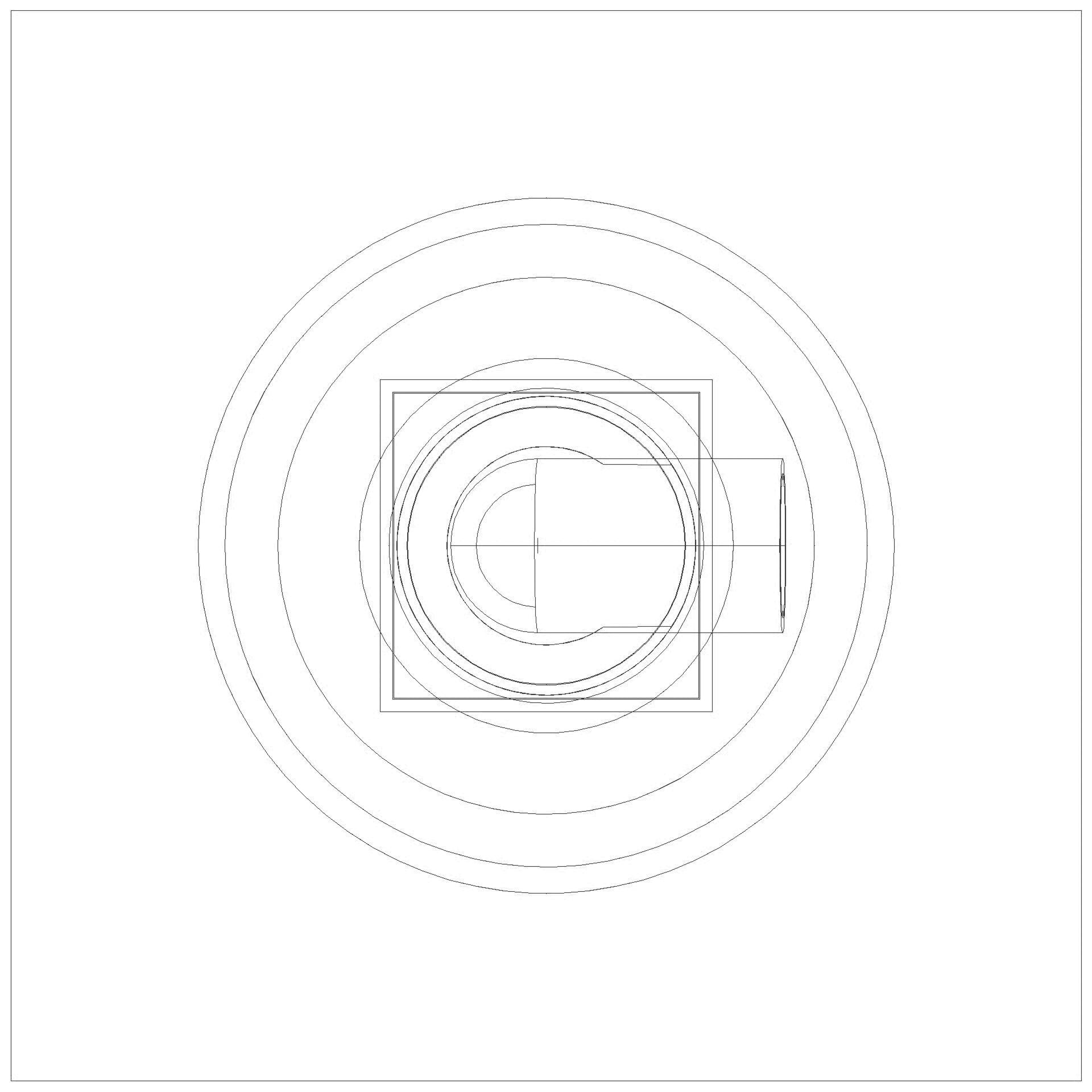 KESSEL-Ablauf Ferrofix DN70,seitl.,Schlitzr.,ABS Dünnbett. (3D)