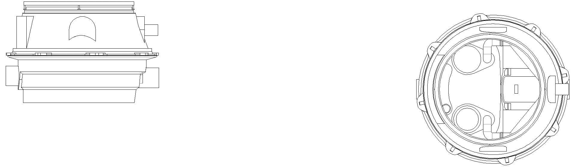 KESSEL-Rückstauhebeanlage Ecolift XL Mono, 1 mot. Klappe, SPF 4500-S3, Konus