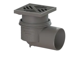 KESSEL-Kellerablauf Practicus DN 100, seitlicher Stutzen KESSEL Entwässerungstechnik - KESSEL-Kellerablauf Practicus DN 100, seitlicher Stutzen
