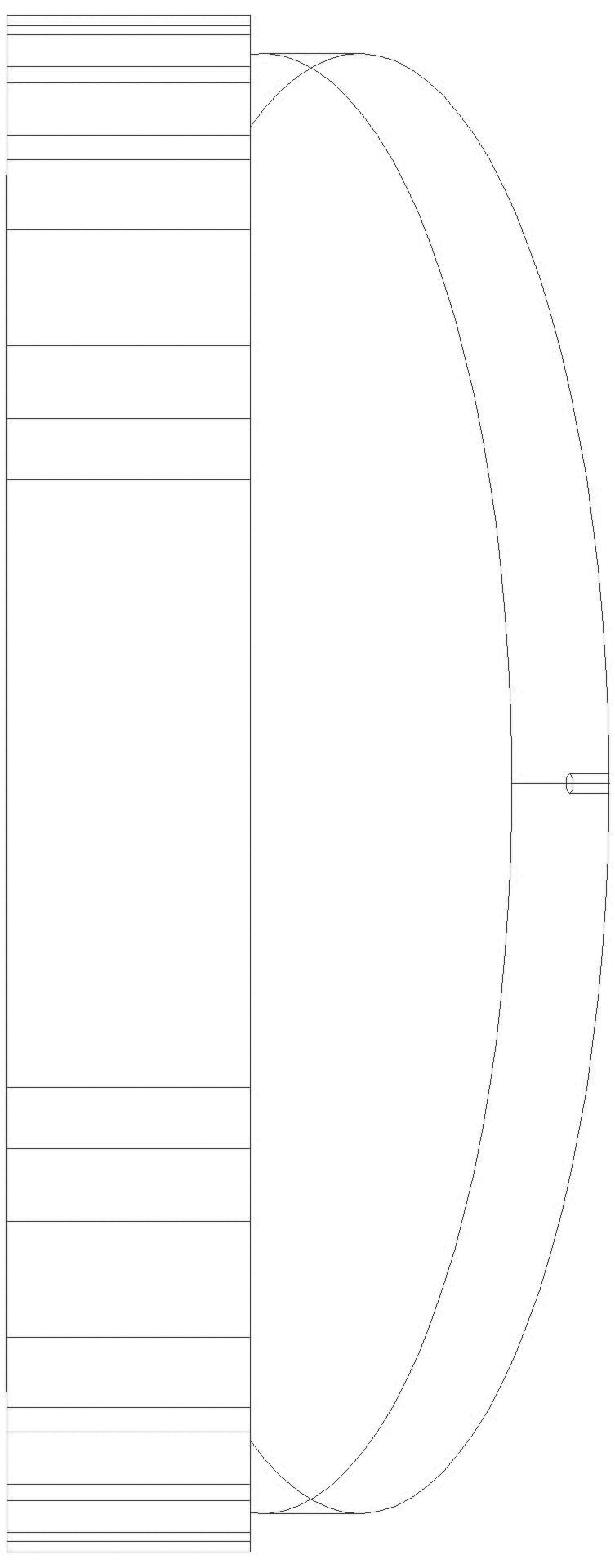 KESSEL-Rohrklappe DN 1000 aus Kunststoff (3D)