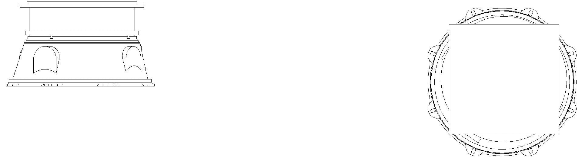 KESSEL-Schachtmodul, H:01,Zugang 800, Kl. A/L 15, ET 396-645mm