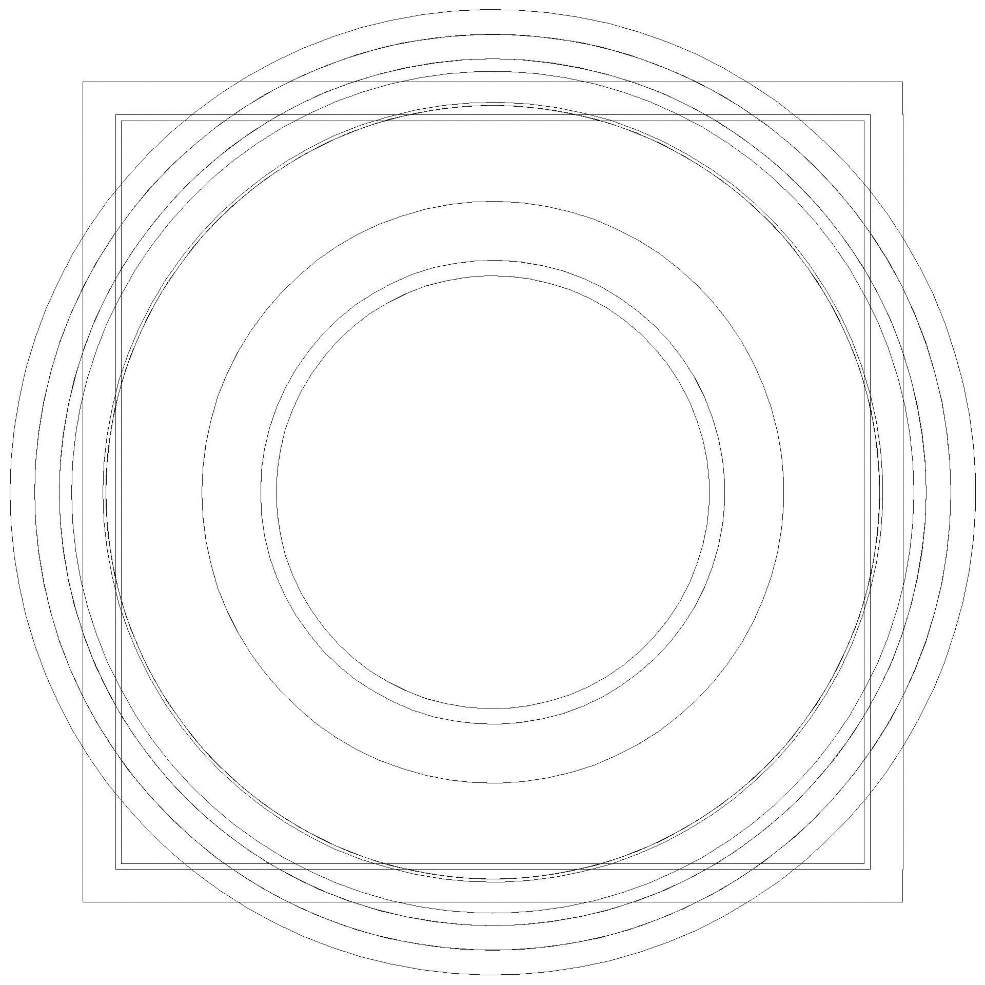 KESSEL-Objektablauf Practicus DN70 senkr., Designrost Kessel (3D)