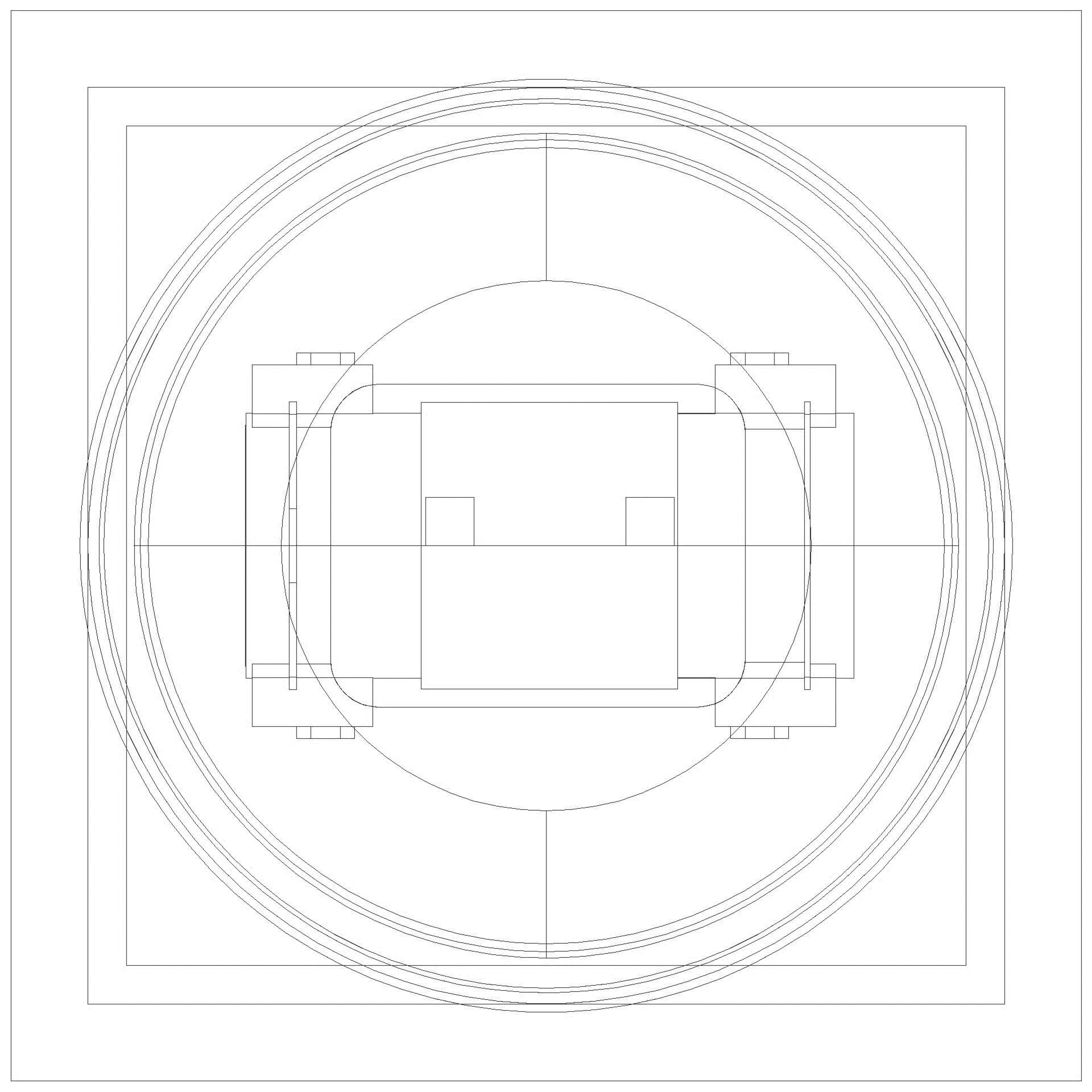 KESSEL-Grundkörper Staufix DN100, Typ 2, freiliegend (3D)