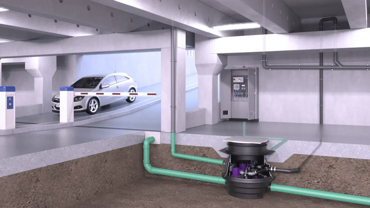 Hybrid-Hebeanlagen für sichere Entwässerung im Rückstaufall Hybrid-Hebeanlagen für sichere Entwässerung im Rückstaufall