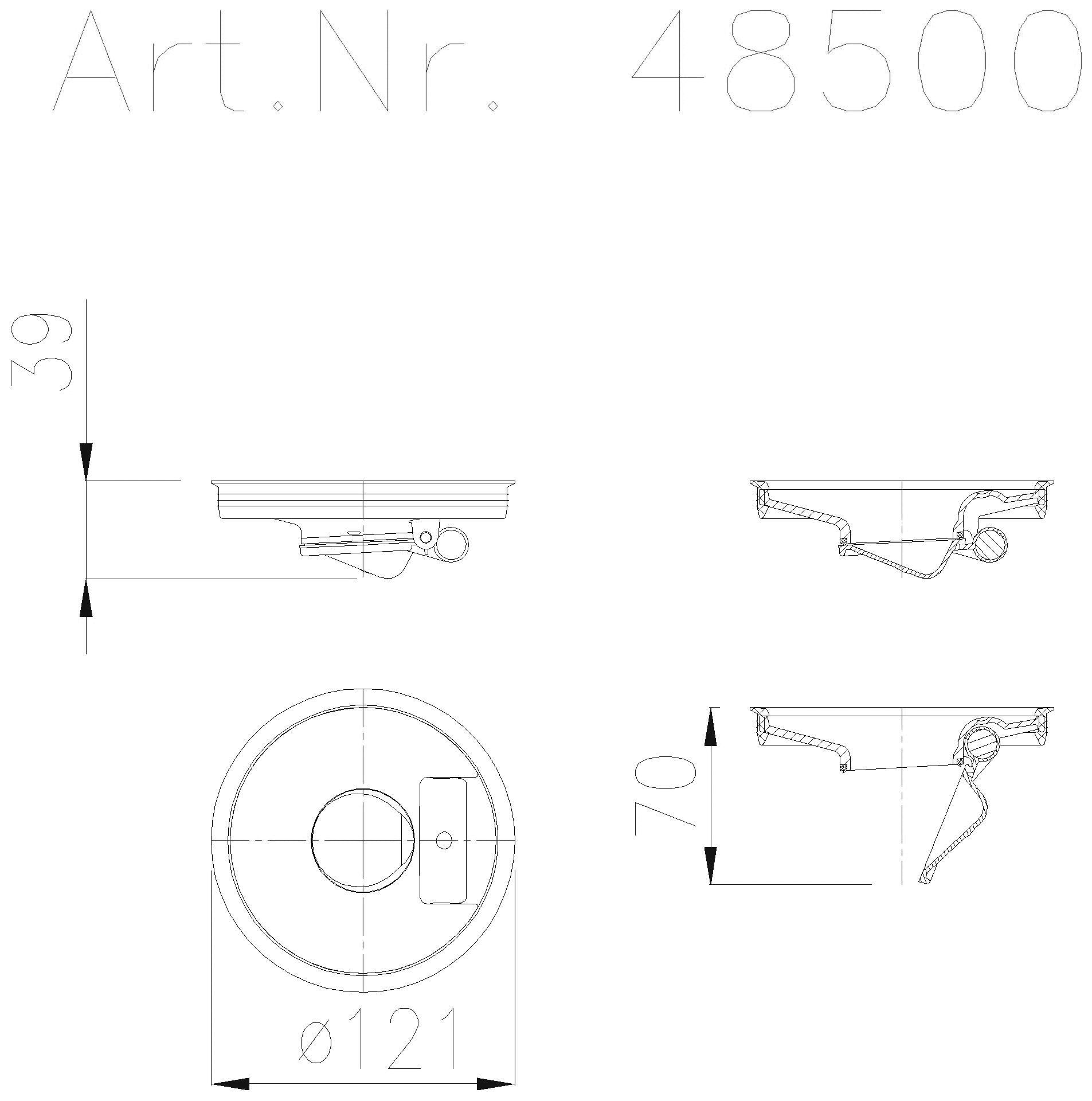 KESSEL Entwässerungstechnik - KESSEL-Geruchsperre Multistop System 125 Ungeziefer-, Schaum-, Geruchsperre