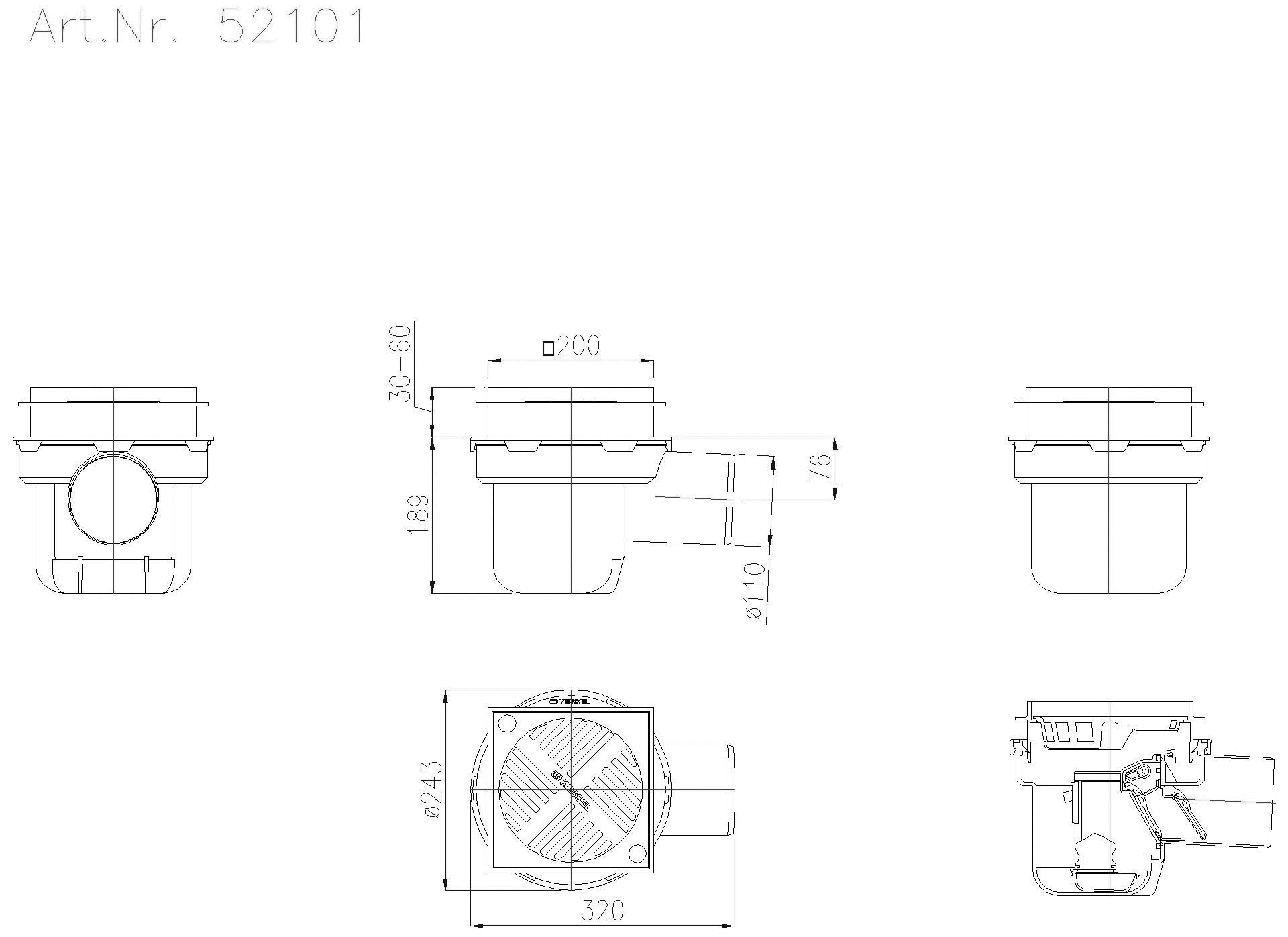 KESSEL-Leichtflüssigkeitssperre mit Rückstaudoppelverschluss