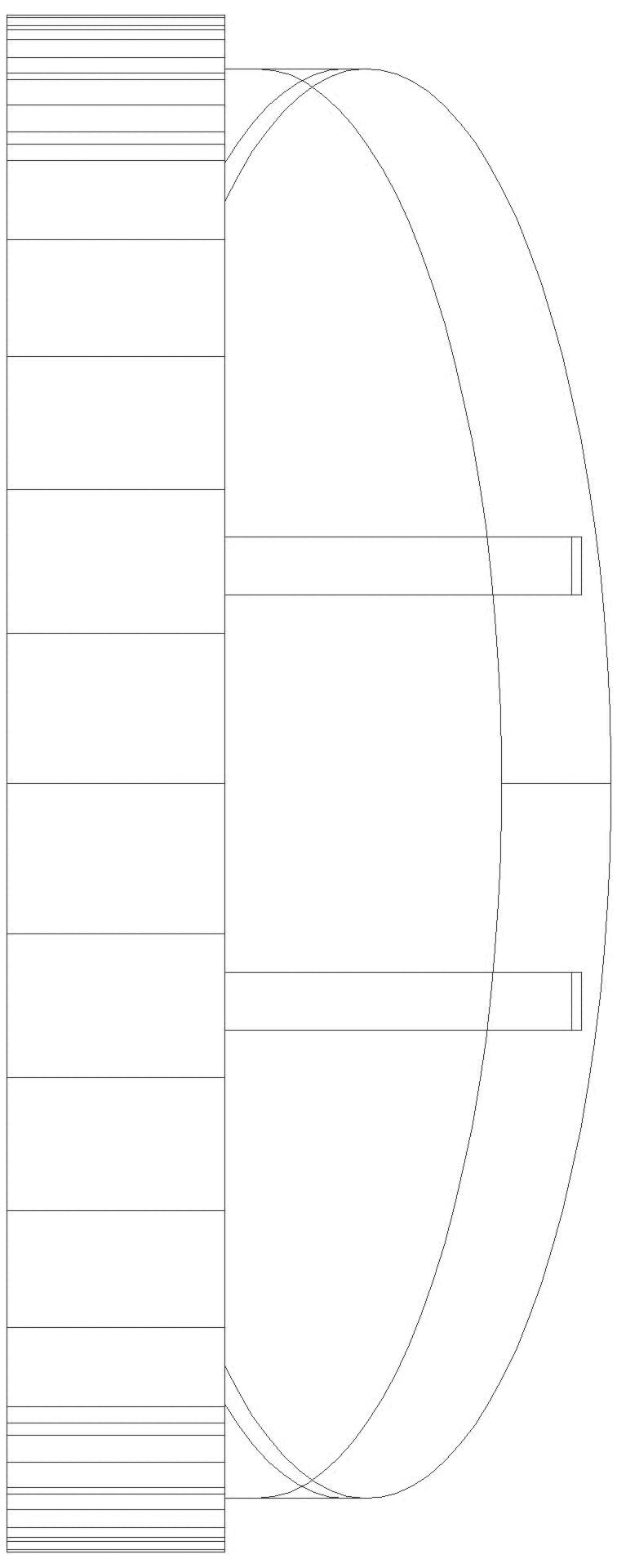 KESSEL-Rohrklappe DN 800 aus Kunststoff (3D)