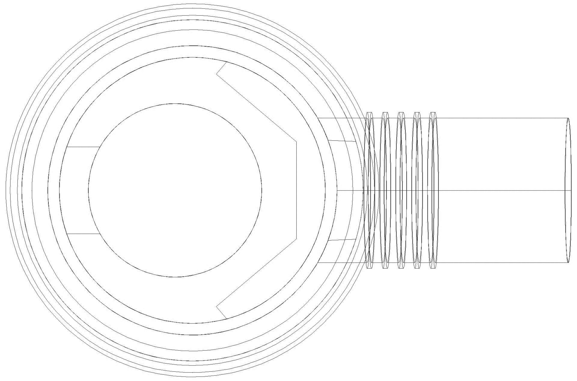 KESSEL-Grundkörper Scada mit LED, DN 50, WaD (3D)