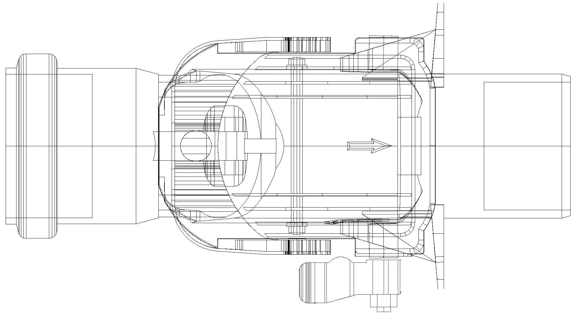 KESSEL-Rückstauverschluss Staufix DN50, aus Kunststoff (3D)