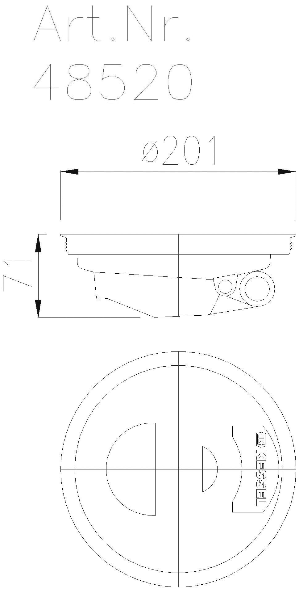 KESSEL-Geruchsperre Multistop System 200 Geruchs-/Schaum-/Ungezieferschutz
