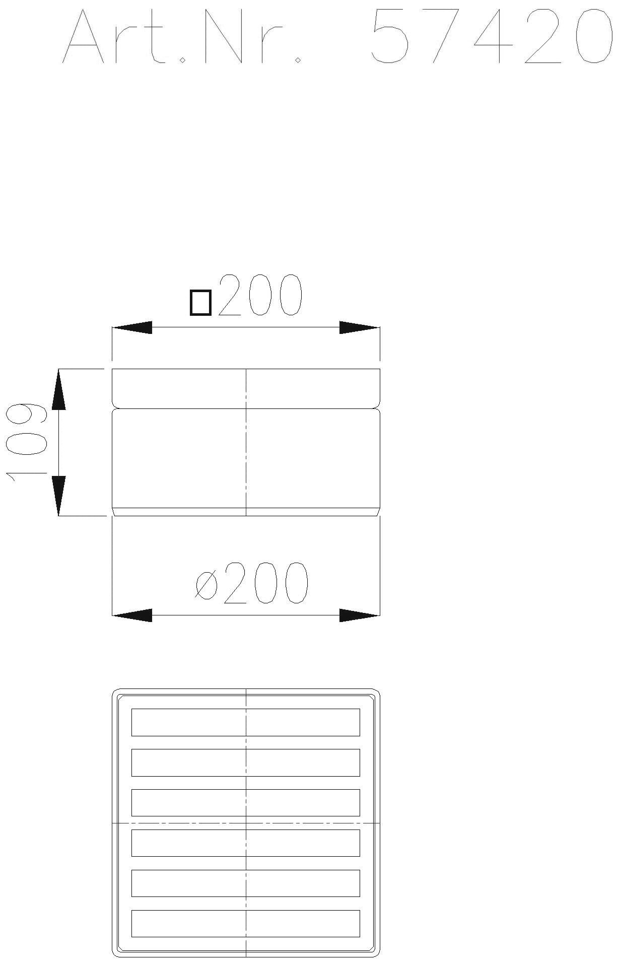 KESSEL-Aufsatzstück Stegrost V2A