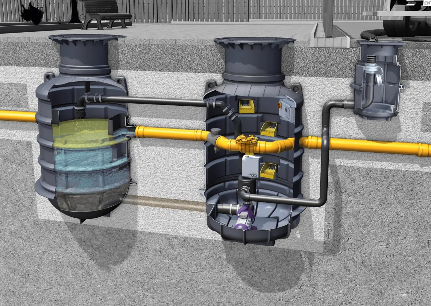 Fettabscheider für Freiaufstellung oder Erdeinbau Fettabscheider für Freiaufstellung oder Erdeinbau