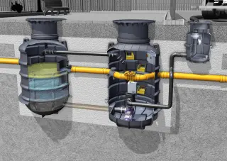 Fettabscheider für Freiaufstellung oder Erdeinbau Fettabscheider für Freiaufstellung oder Erdeinbau