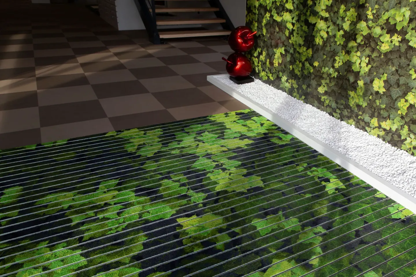 Eingangsmatten Speziallösungen: Taktile Leitsysteme, Design- und  Gummiwabenmatte Eingangsmatten Speziallösungen: Taktile Leitsysteme, Design- und  Gummiwabenmatte