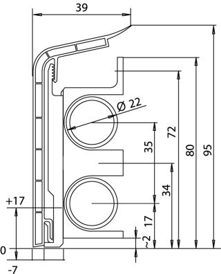 Hans Weitzel Sockelleiste SLF
