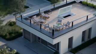 Roto Terrassenausstieg: Dach neu denken