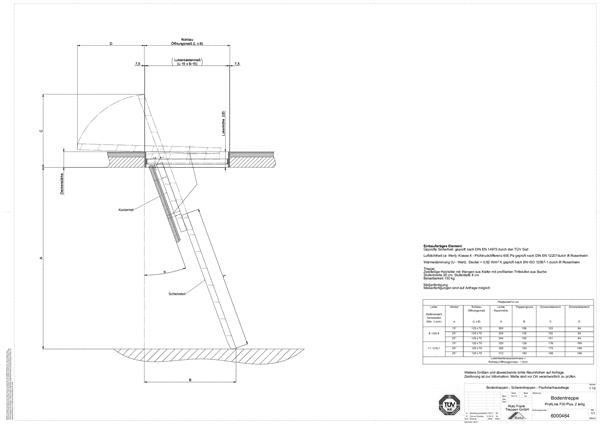 Roto Frank Treppen - profiLine EI2 30|30 Plus|60 2-tlg.
