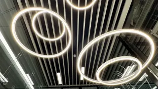 Schalldämpfende Baffeldecken Schalldämpfende Baffeldecken