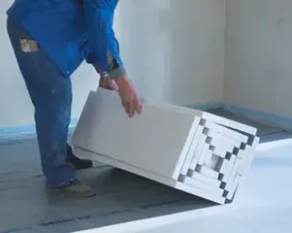 Flächenheizsysteme für Nassbau: Tackersystem Flächenheizsysteme für Nassbau: Tackersystem