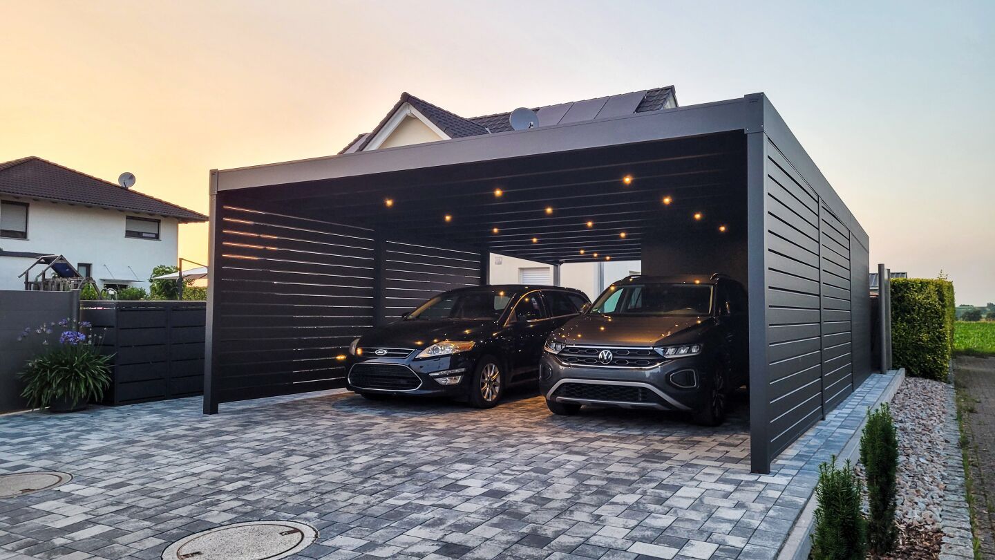 Carports & Überdachungen aus Aluminium