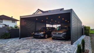 Carports & Überdachungen aus Aluminium