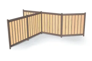 megawood® LIMES Sichtschutz- und Zaunsystem megawood® LIMES Sichtschutz- und Zaunsystem
