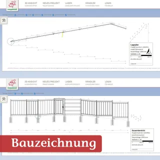 megawood® Zaunkonfigurator für LIMES Sichtschutz- und Zaunsystem megawood® Zaunkonfigurator für LIMES Sichtschutz- und Zaunsystem